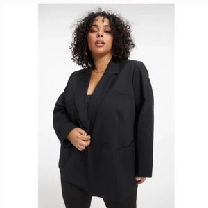 Good American Womens Oversized Blazer Size 5 NWOT